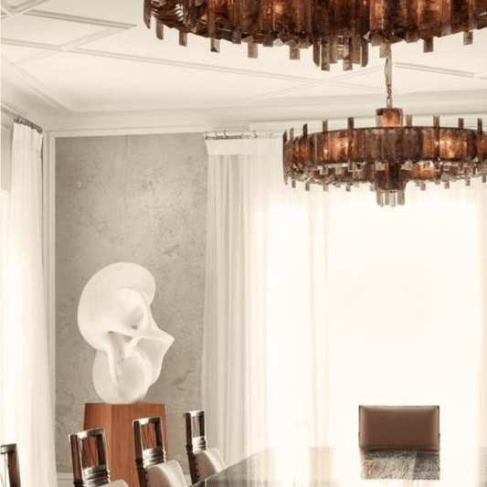 Saturn chandelier