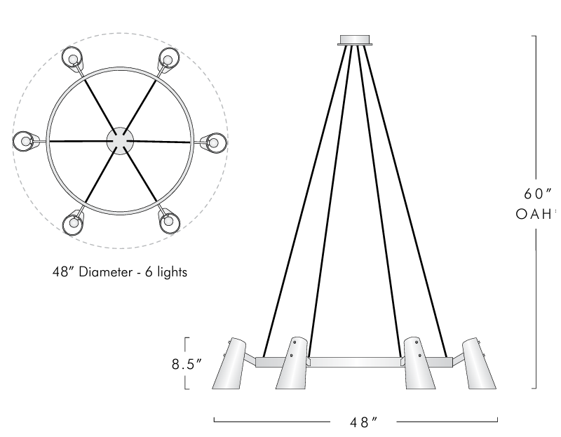 Valege Circular Chandelier
