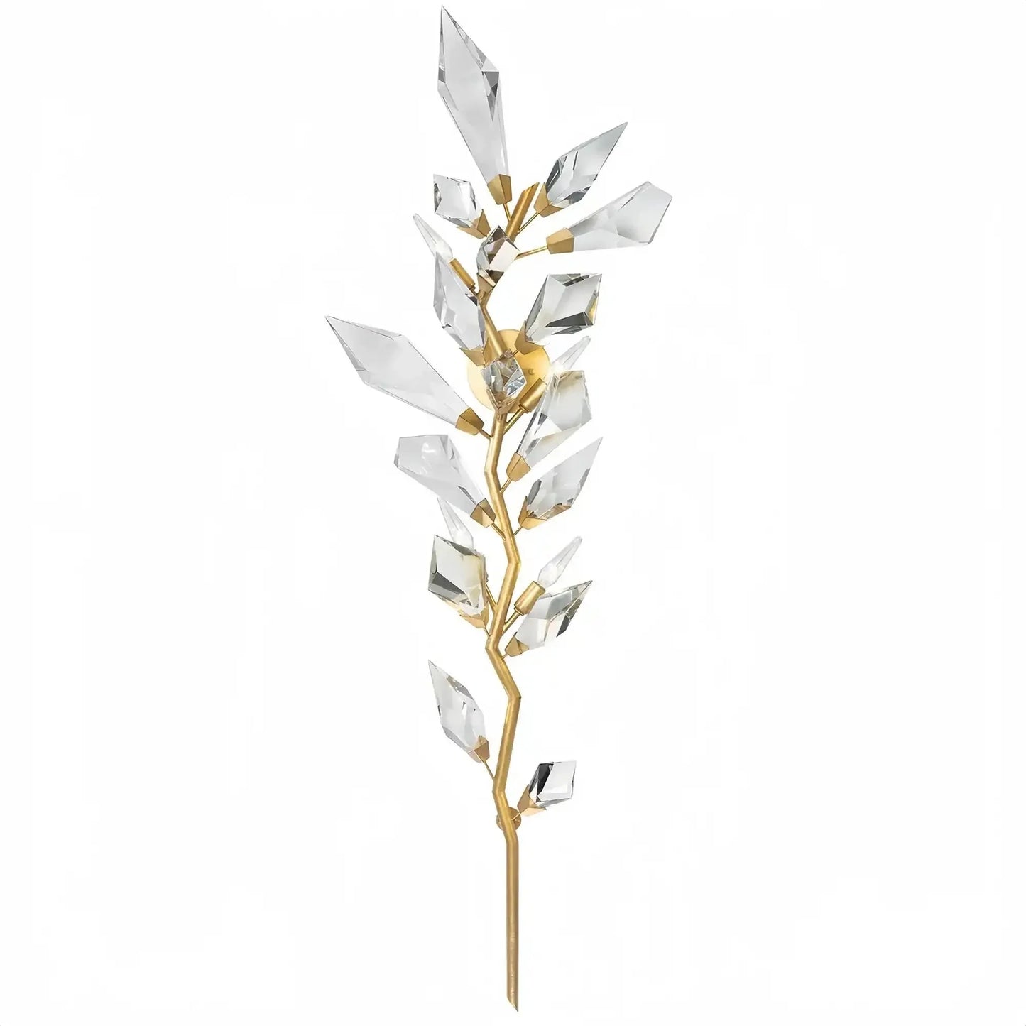 Addison 58" Gold&Silver Crystal Sconce