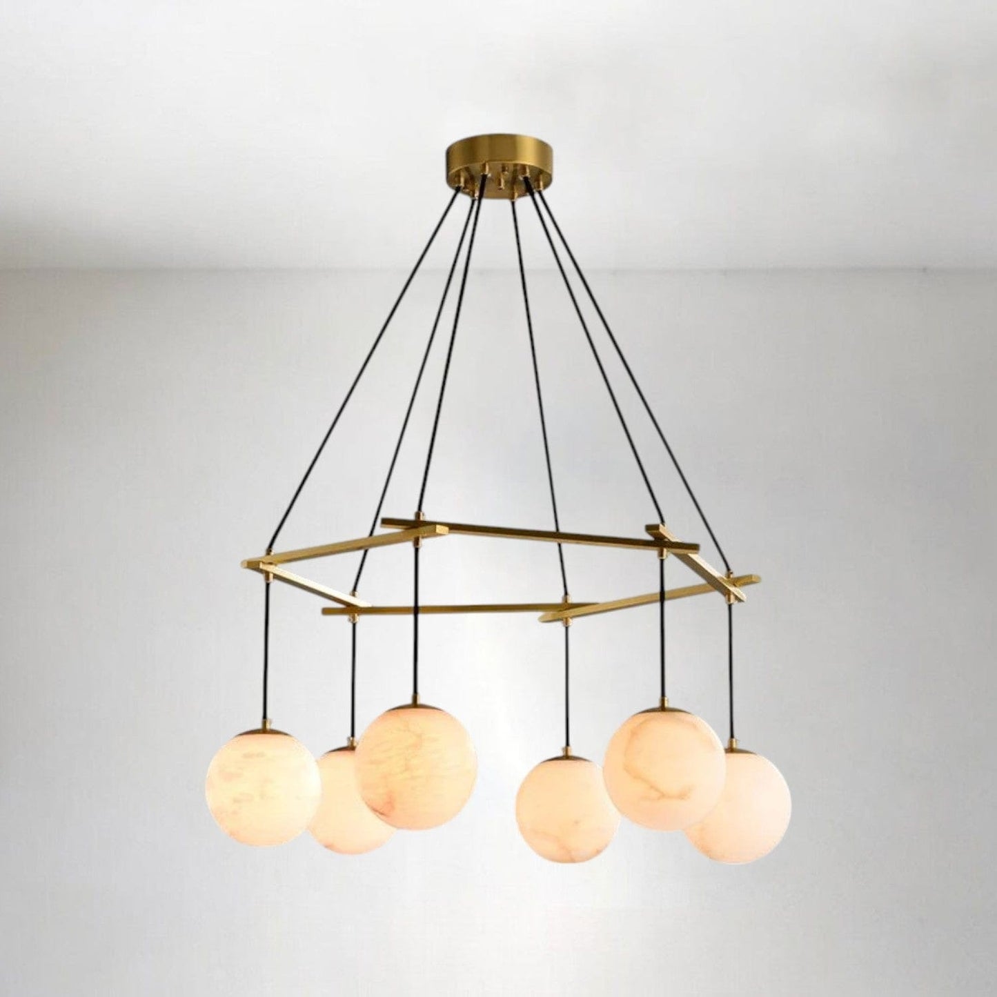 Ball Alabaster Chandelier