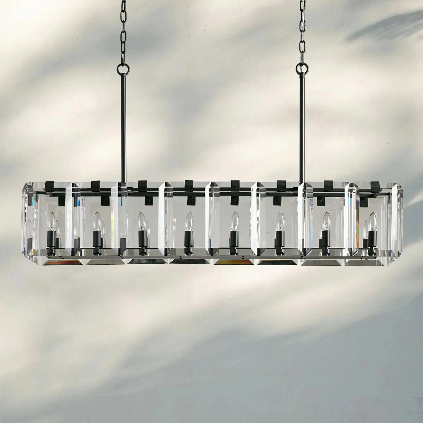 Amaya Rectangular Chandelier 12/16 Light