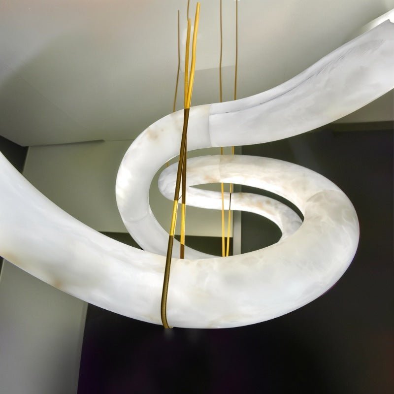 Ametris Alabaster Chandelier Light