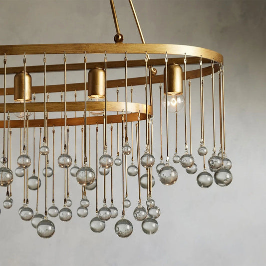 Aubrey Oval Chandelier 52.5"
