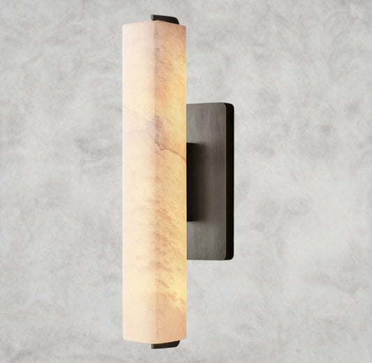 Audubon Alabaster Single Sconce