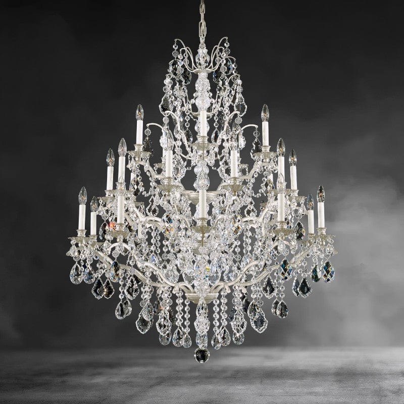 Bordeaux Crystal Chandelier 40"