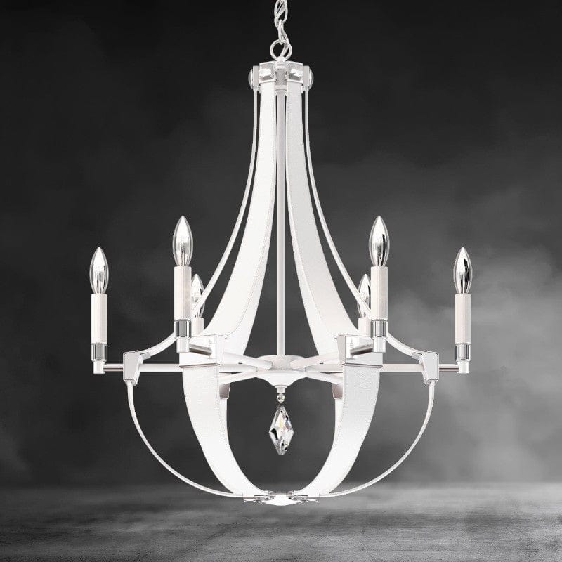 Crystal Empire Chandelier 24"