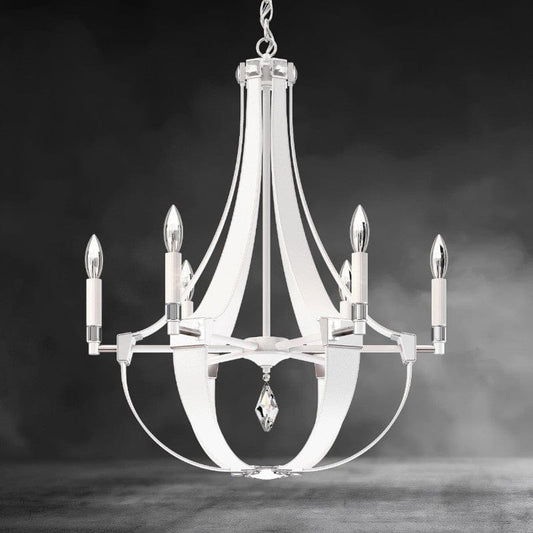 Crystal Empire Chandelier 24"
