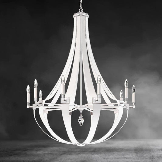 Crystal Empire Chandelier 36"