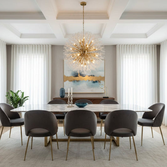Dandelion Round Chandelier 22''30''43''