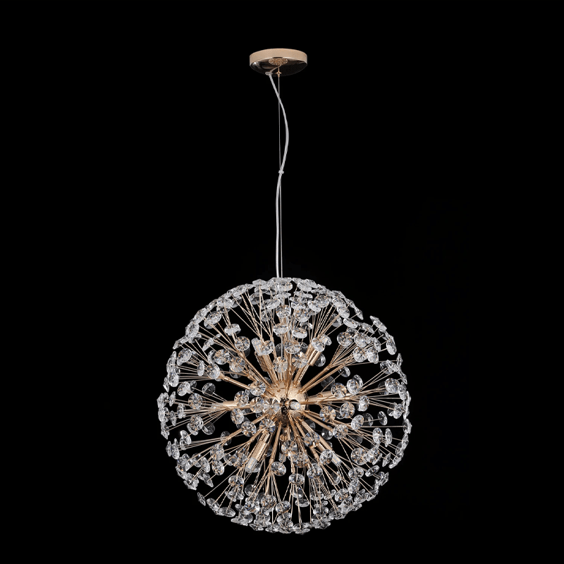 Dandelion Spherical Crystal Pendant Light