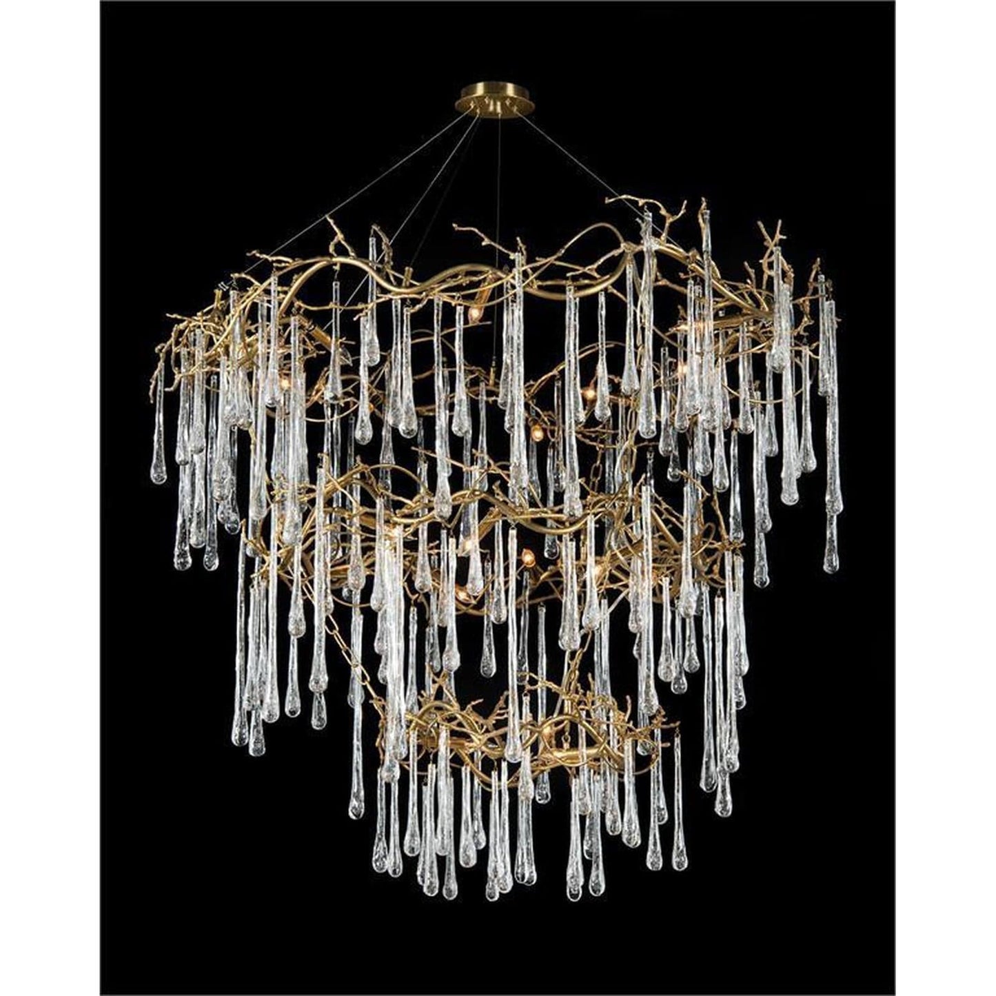 Deermi Branched Crystal Twenty-Light Chandelier