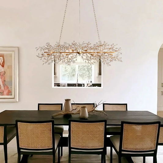 Fiore Linear Chandelier 43" 51" 68"W
