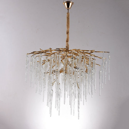 Glacier Organic Branch Round Chandelier