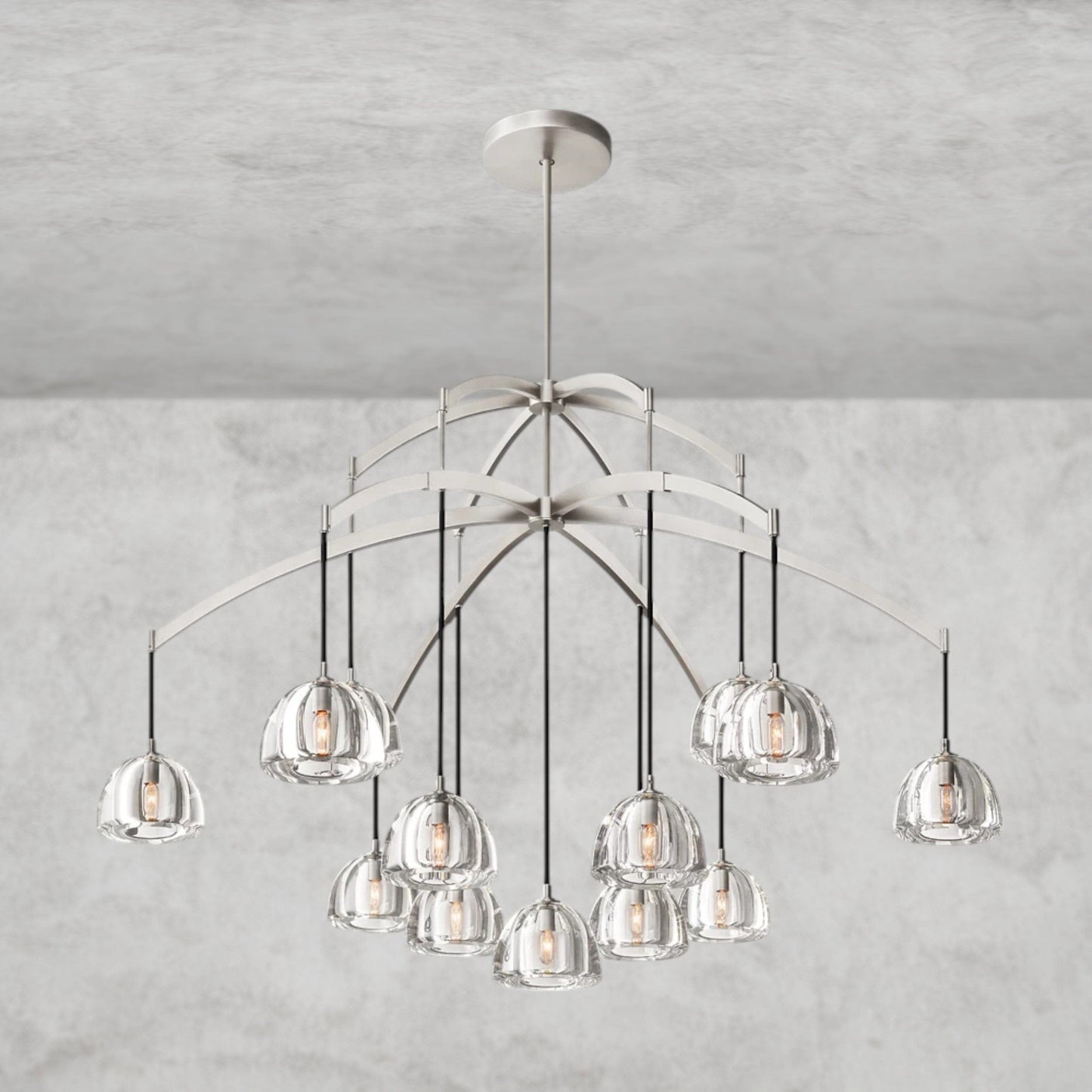 Hemispphere Round Chandelier 36" 48" 60"