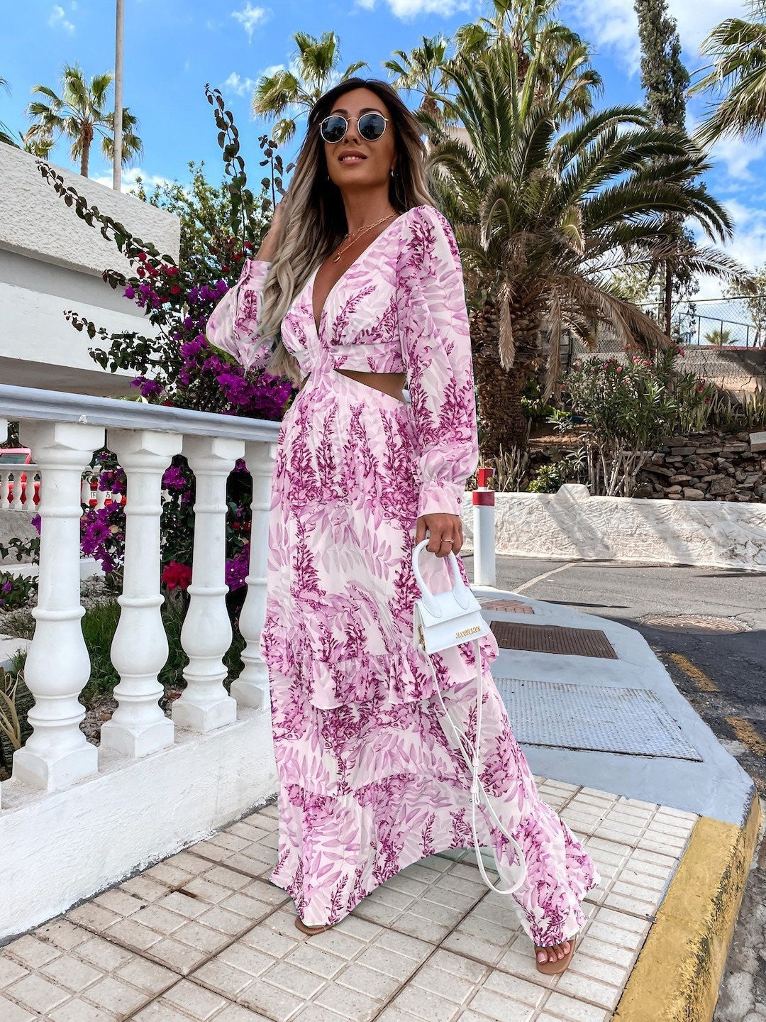 Kaelith Botanical Maxi Gown