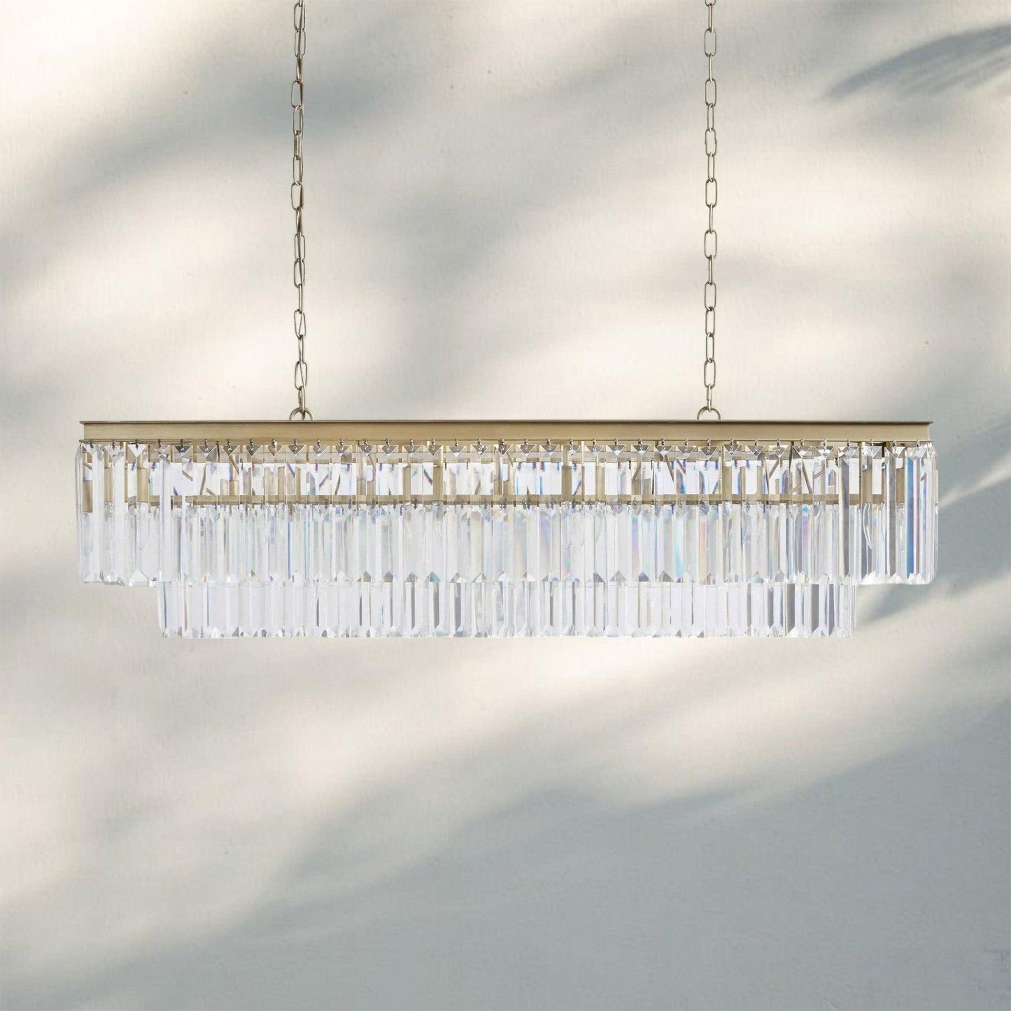 Leyland Tiered Rectangular Chandelier