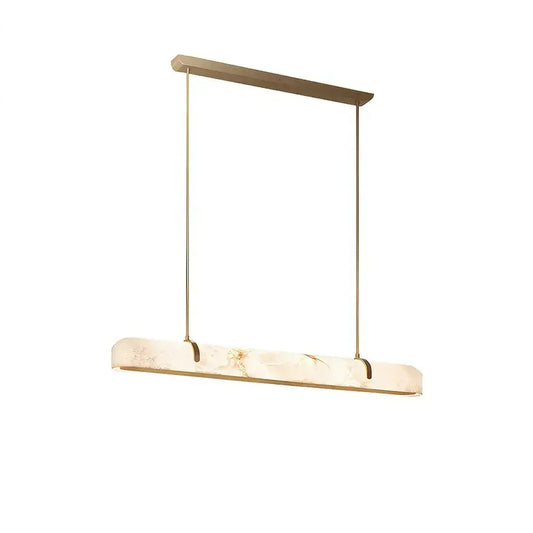 Linear Alabaster Chandelier 35.4", 59.1"