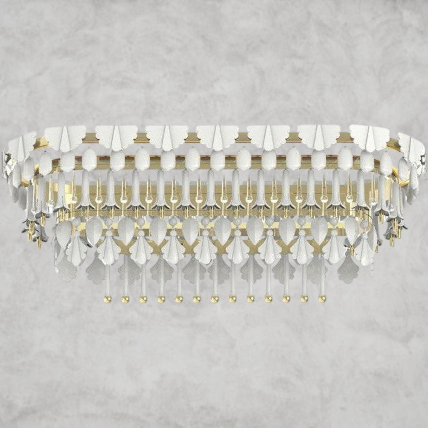 Lladro Seasons Oval Chandelier