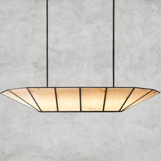 Lucette Alabaster Linear Chandelier
