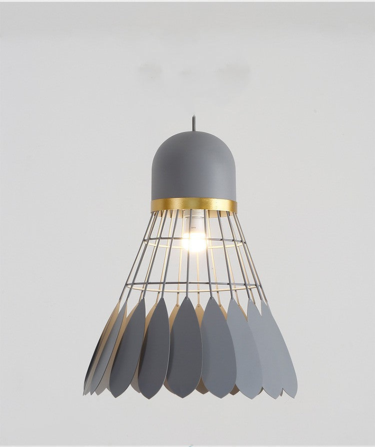 Macaron Modern Wrought Iron Badminton-Style Chandelier