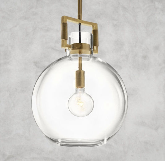 MACHINIST GLASS GLOBE PENDANT 10", 14", 18"