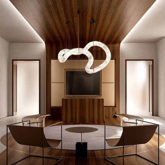 Maata Alabaster Chandelier