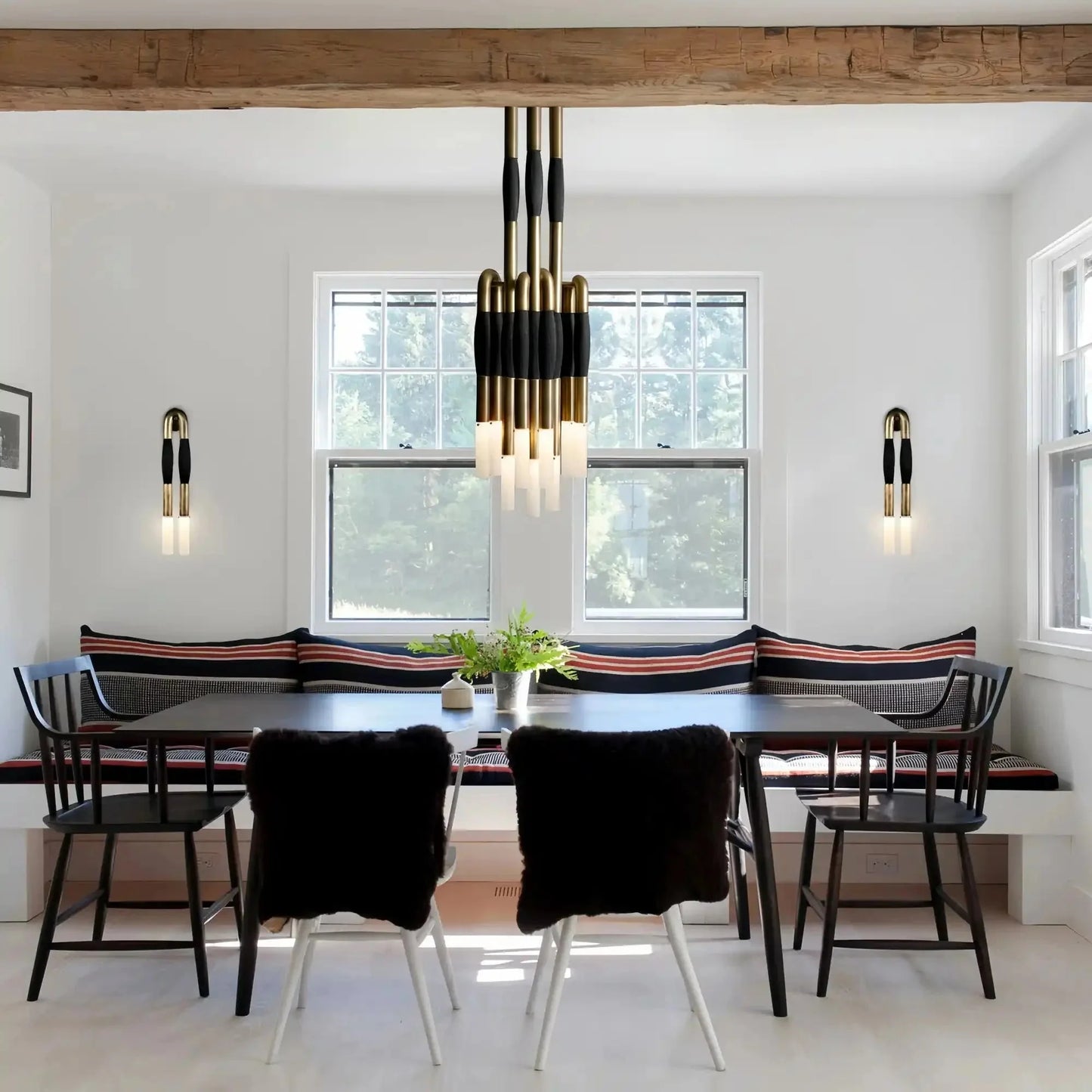Modern Heritage Horsehair 9-Light Pendant Unique Luxury Light Fixture