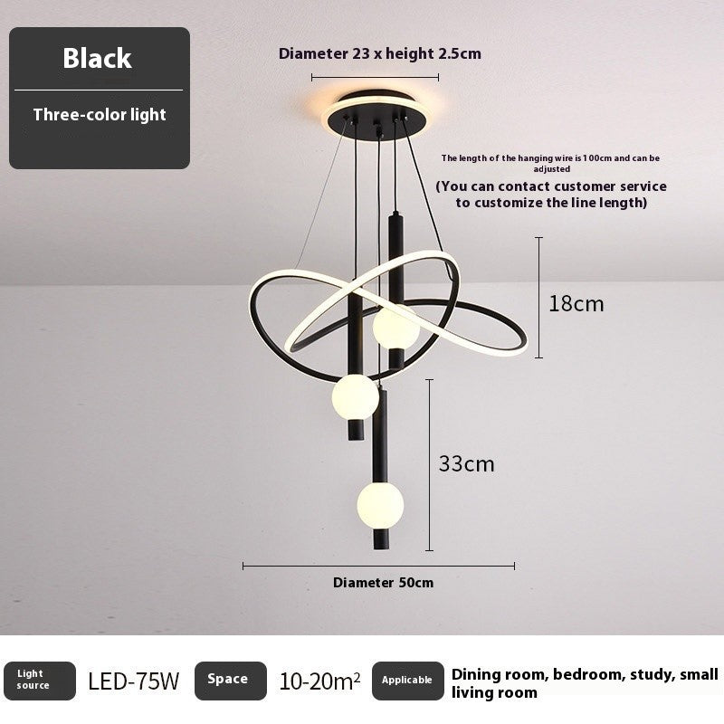 Modern Lollipop Iron Pendant Light