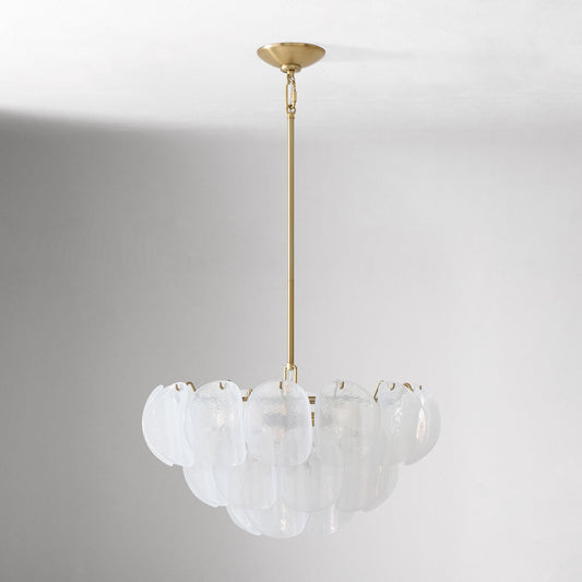 Murano Chandelier (22") White