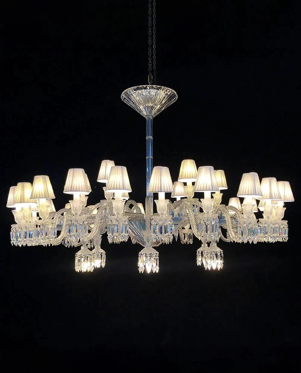 Paris Chandelier High Quality Crystal Chandelier with 36 Lampshades