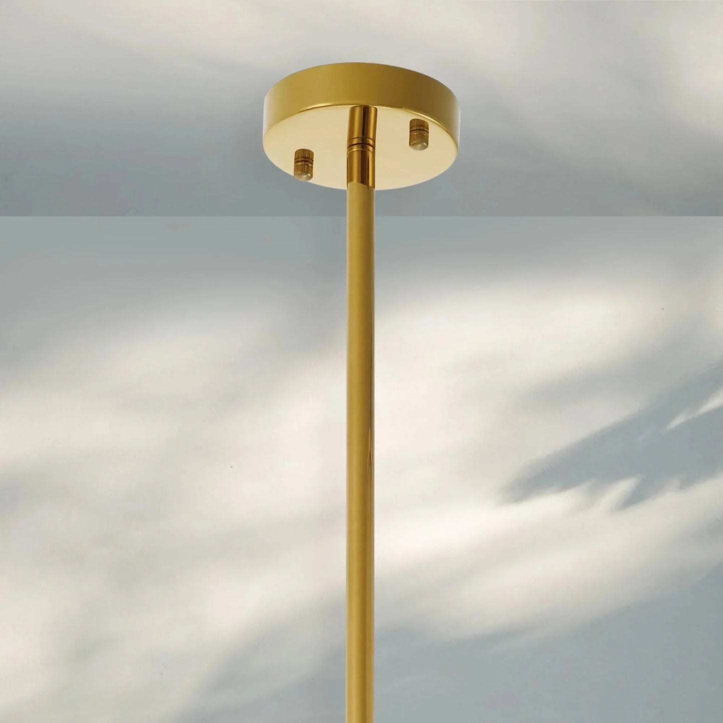 Pearl Alabaster Modern Round Chandelier