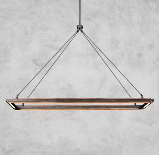 Peraalta Rectangular Chandelier 48" 62"