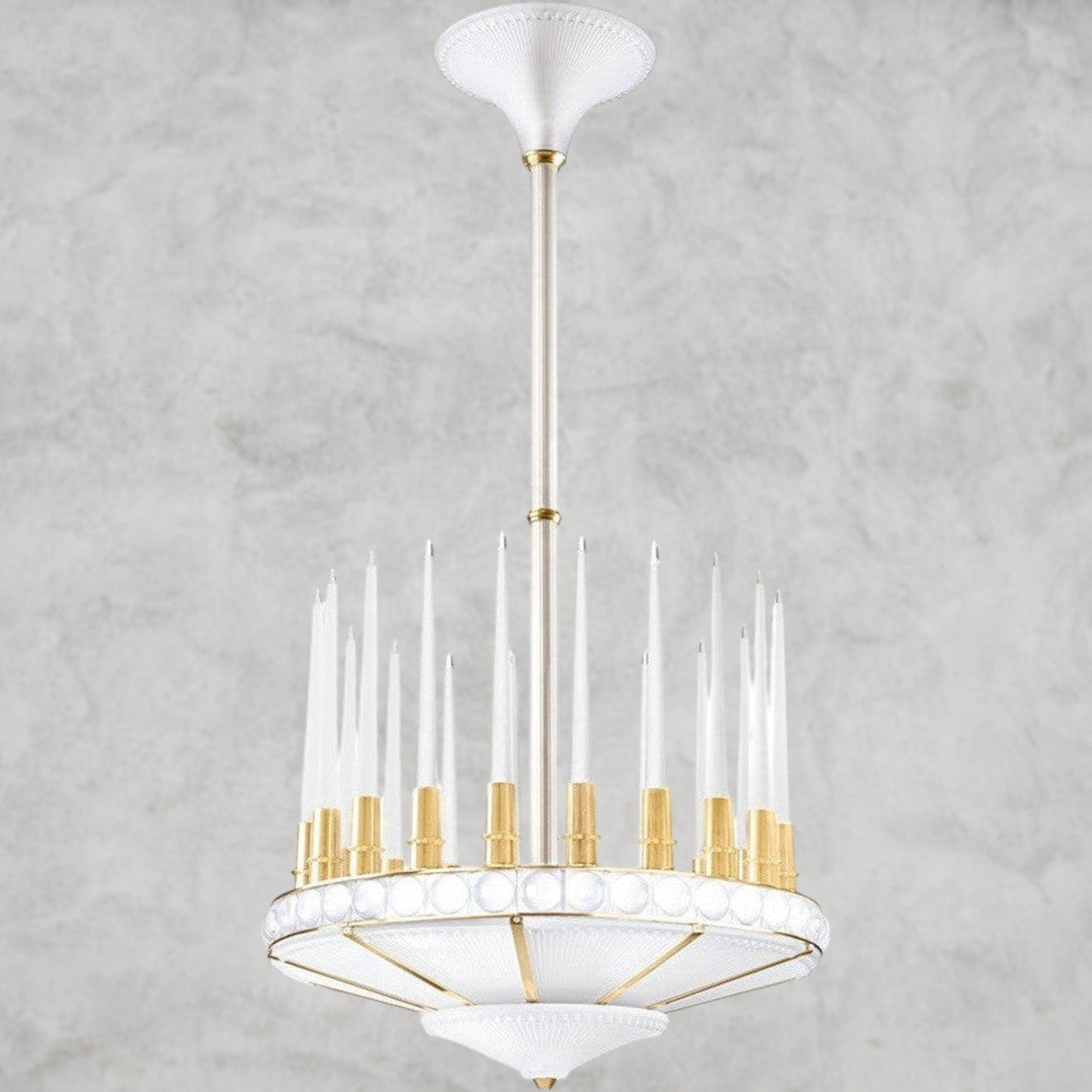 Perees Candles Chandelier 27D"