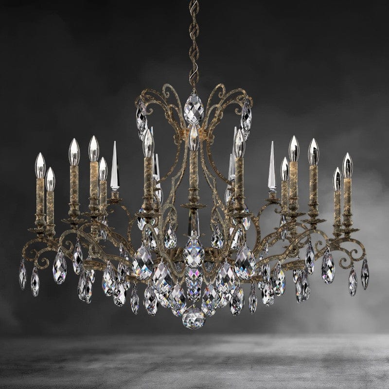 Renaissance Nouveau Chandelier 40"