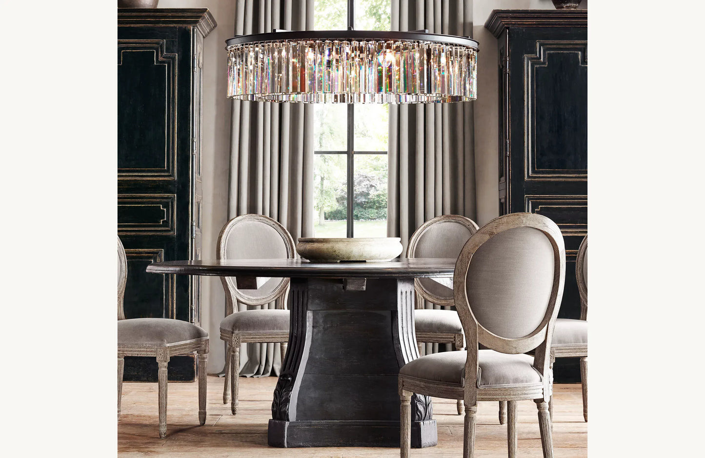 Rhys Round Chandelier 32", 43"