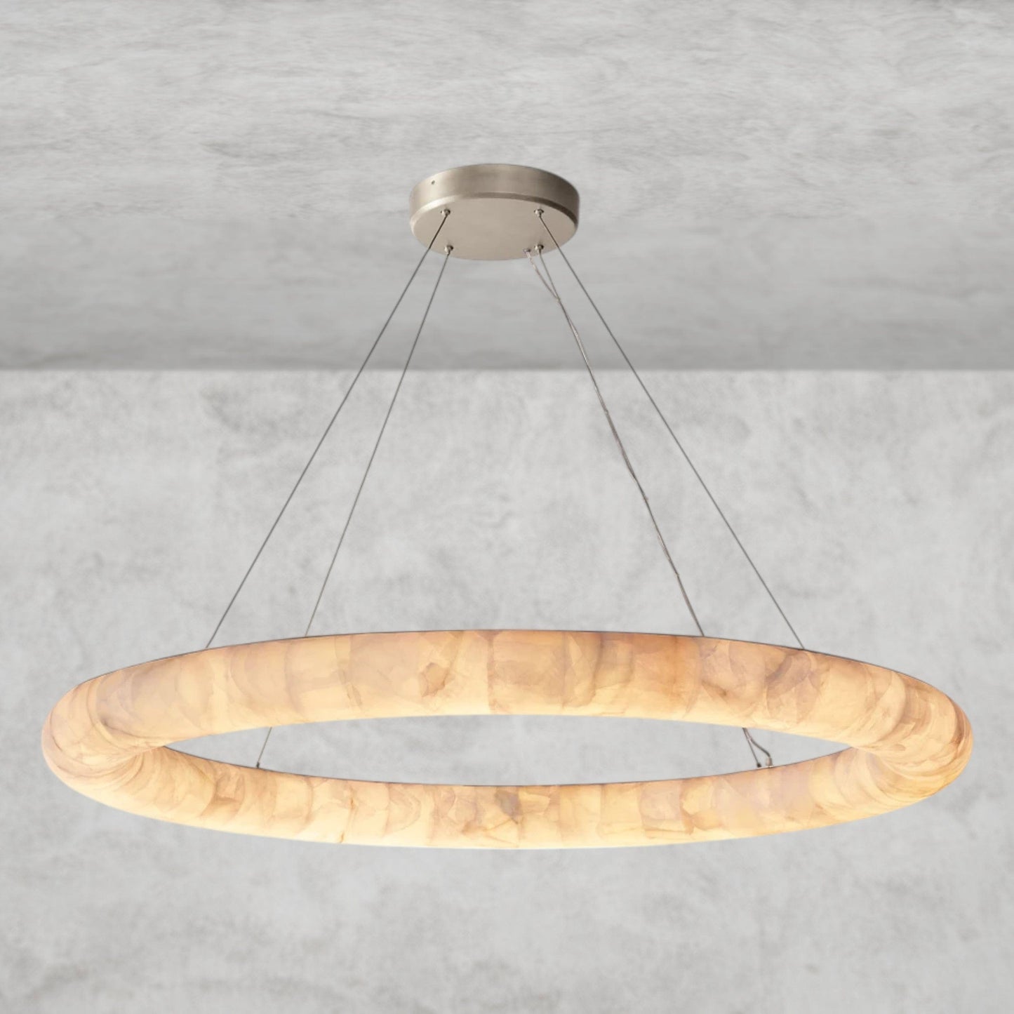 Rivage lisse round chandelier 31", 41", 61"