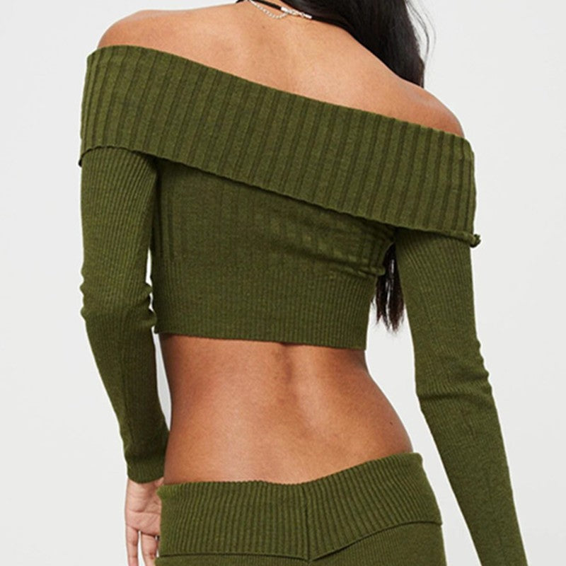 Serenai Off-Shoulder Knit Top