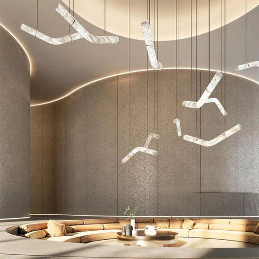 Simplicity Alabaster Pendant Lights