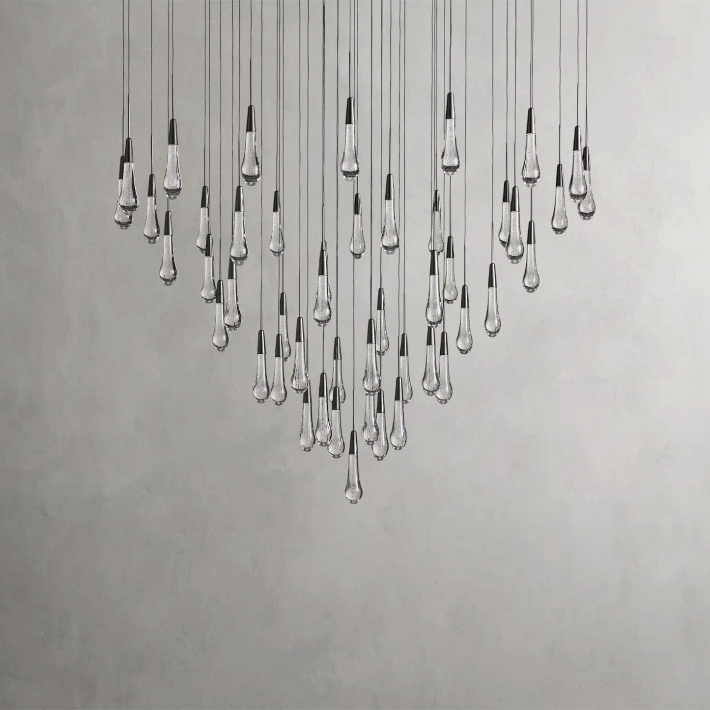 Soltaire Round Chandelier 17", 24", 36", 58"