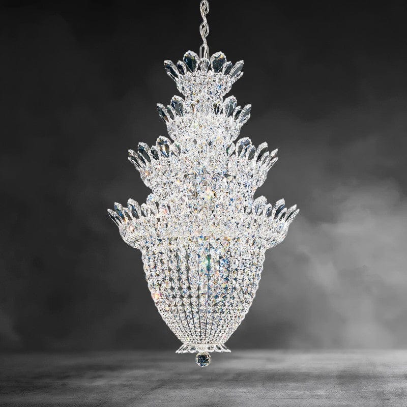 Trillane 4-layer Crystal Chandelier 24"
