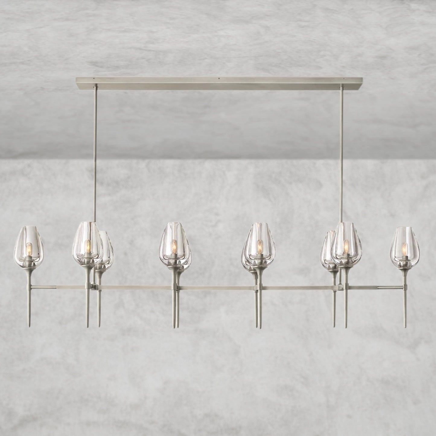 Tulip Linear Chandelier 52", 65"