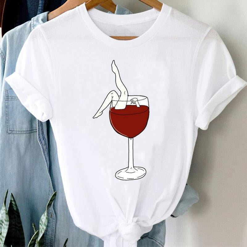 Vintessa Wine Print Tee