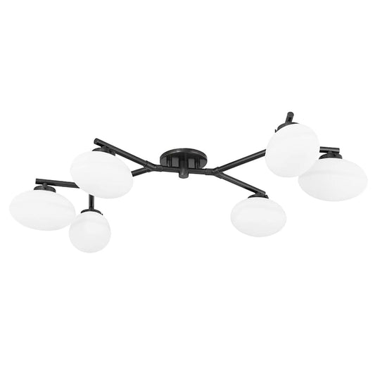 Wagner 6 Light Flush Mount Ceiling Fixture