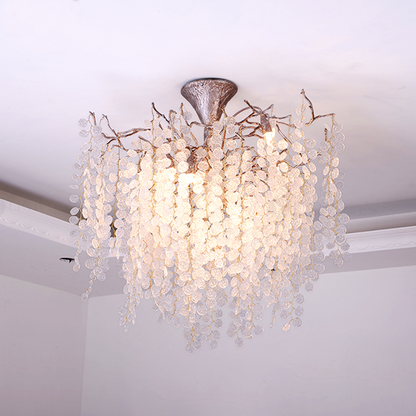 Elliie Modern Crystal Branch Chandelier