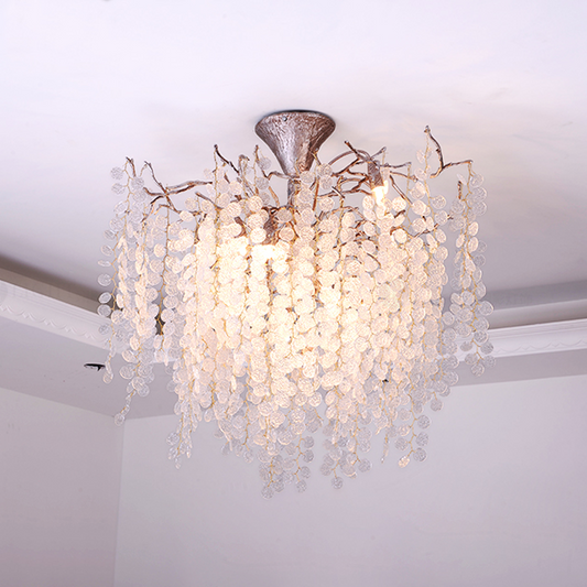 Elliie Modern Crystal Branch Chandelier