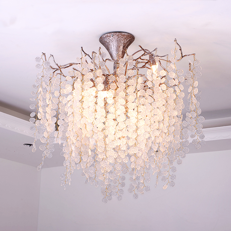 Elliie Modern Crystal Branch Chandelier