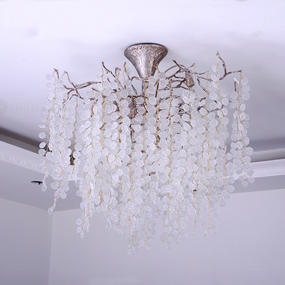 Elliie Modern Crystal Branch Chandelier