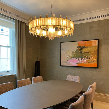 Saturn chandelier