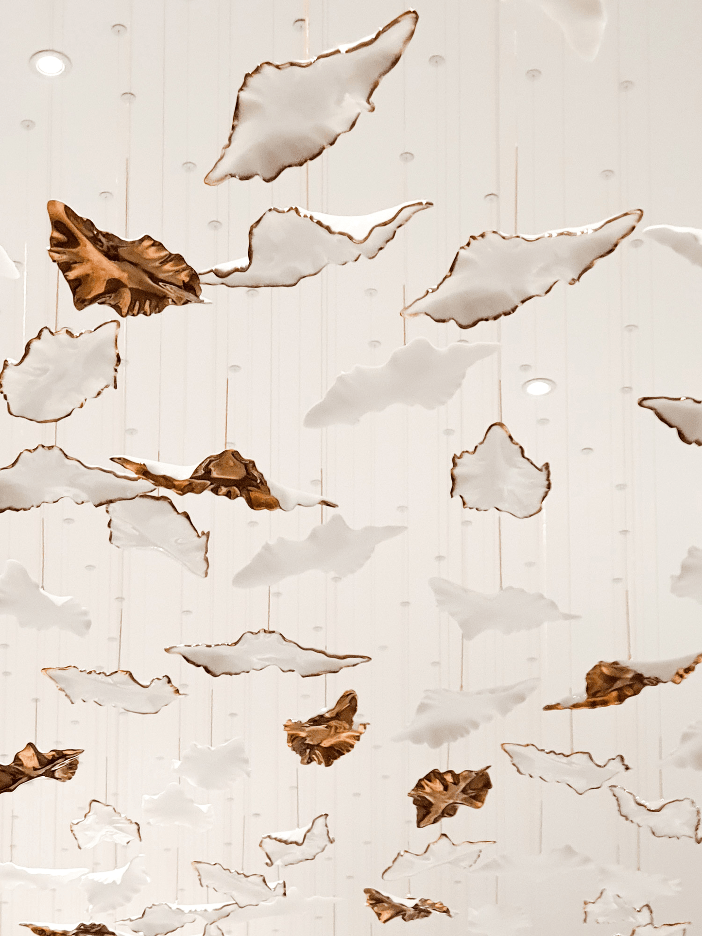 Leaf Twisted Sculptural Customize Chandelier