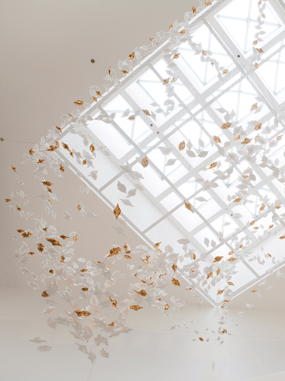 Leaf Twisted Sculptural Customize Chandelier